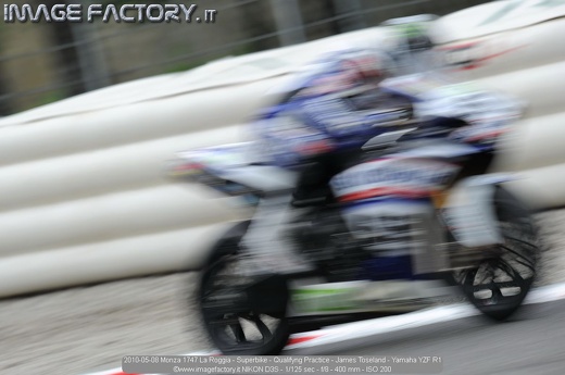 2010-05-08 Monza 1747 La Roggia - Superbike - Qualifyng Practice - James Toseland - Yamaha YZF R1